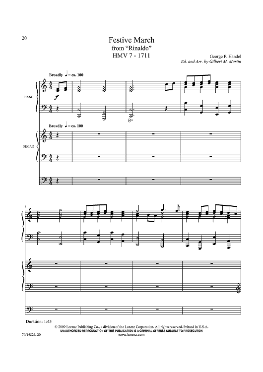 Festive March (from Rinaldo)