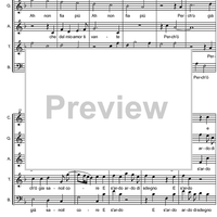 Ardo si ma non t'amo - Score