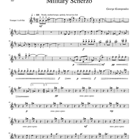 Military Scherzo - Trumpet 1 in Bb