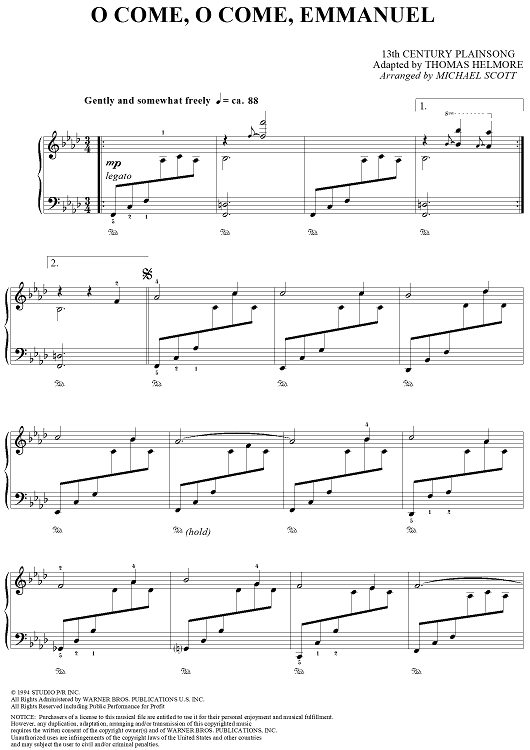 O Come, O Come, Emmanuel