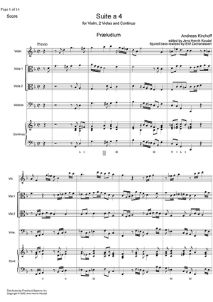Suite a 4 - Score