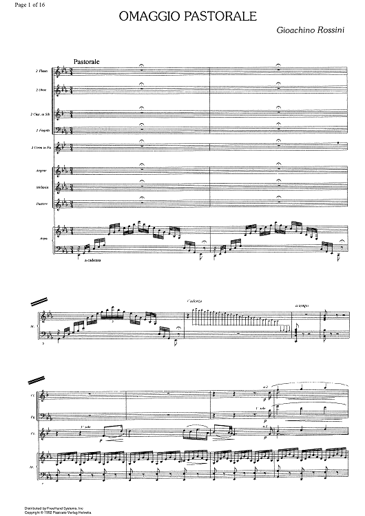 Per la Commermorazione di Antonia Canova [score] - Full Score