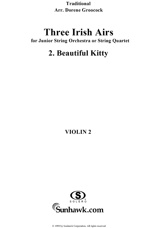 Air No. 2: Beautiful Kitty - Violin 2