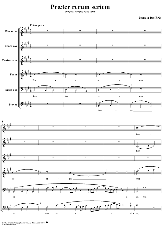 Praeter rerum seriem