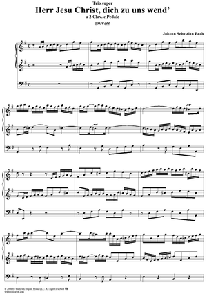 Herr Jesu Christ, dich zu uns wend, trio, No. 5 from "18 Leipzig Chorale Preludes", BWV655