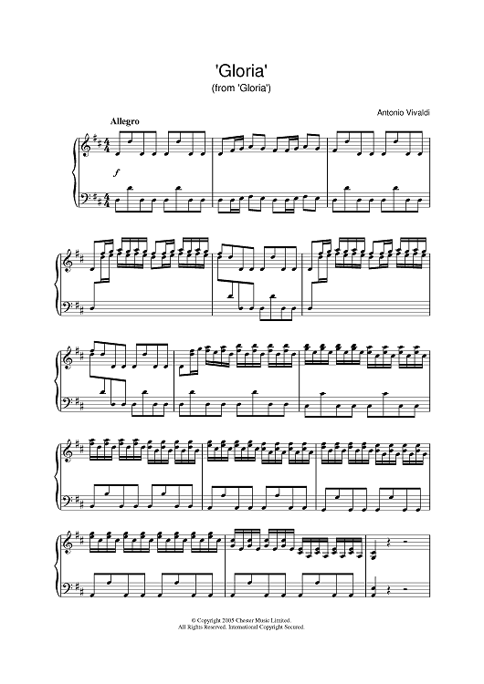 'Gloria' (from 'Gloria')