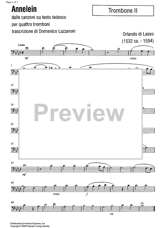 Annelein - Trombone 2