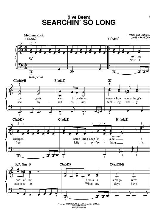 (I've Been) Searchin' So Long