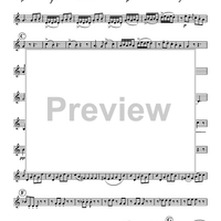 Allegro from "String Quartet 17" - Clarinet 2 in B-flat