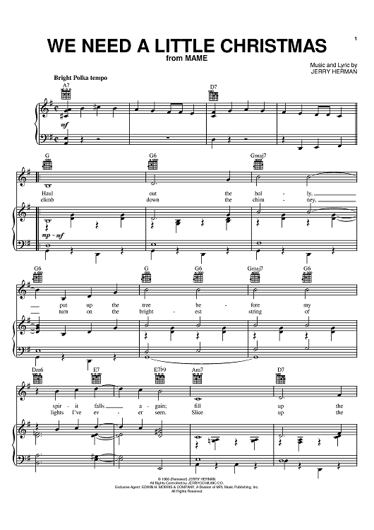 We Need A Little Christmas