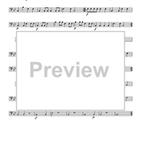 Fünffstimmigter blasender Music - Tuba