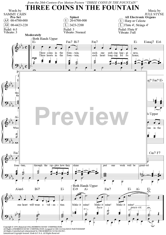 Three Coins in the Fountain