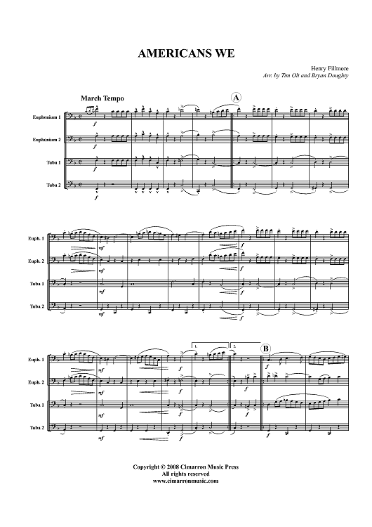 Americans We - Score