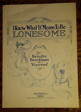 I Know What It Means to be Lonesome