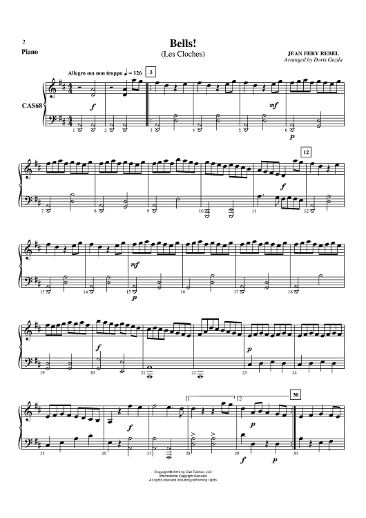 Bells! (Les Cloches) - Piano