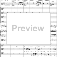 Chorus from Cantata no. 122  ("Das neugebor'ne Kindelein") - Full Score