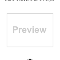 Flute Concerto in G Major - Flute