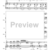 Sonata for Flute and Piano - Piano Score