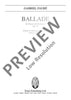 Ballade - Full Score