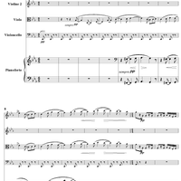 Piano Quintet, Op. 34a, Movement 3 - Piano Score