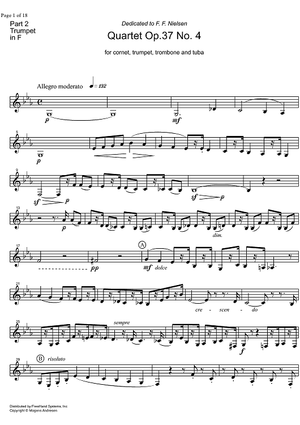 Quartet Op.37 No. 4 - Trumpet in F 2