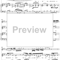 "Kein Arzt ist ausser dir zu finden", Aria, No. 3 from Cantata No. 103: "Ihr werdet weinen und heulen" - Piano Score