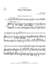 Three Melodies - Piano Score