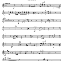 Music for the Royal Fireworks HWV 351 - B-flat Cornet 1