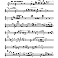 Sleigh Ride - B-flat Tenor Saxophone 1