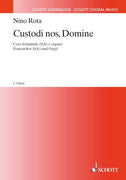 Custodi nos, Domine - Choral Score