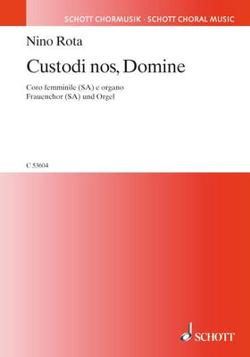 Custodi nos, Domine - Choral Score