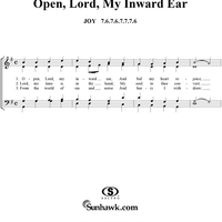 Open, Lord, My Inward Ear