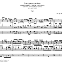 Concerto a minor BWV 593