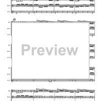 Canon in C Minor - Score