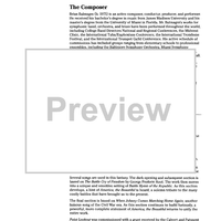 Point Lookout (A Fantasy on Civil War Songs) - Score Cover