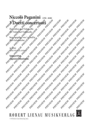 3 Duetti concertanti - Score and Parts