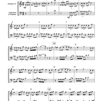 Fanfare for a New Beginning - Trumpet in C and Euphonium/Trombone