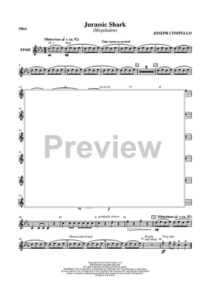 Jurassic Shark (Megladon) - Oboe (Opt. Flute 2)
