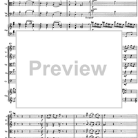 Konzert im alten Stil Op.100 - Score