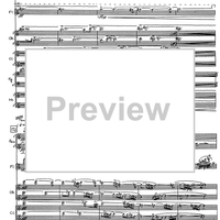 Concerto for flute, wind instruments and percussion - Score