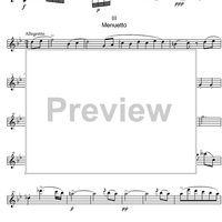 String Trio Bb Major D581B - Violin