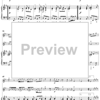 Suite No. 4 in E Major - Piano Score