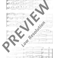 String Quartet no. 3 in D major - Score and Parts