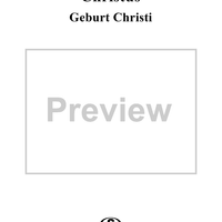Geburt Christi, No. 1 from "Christus" Op. 97