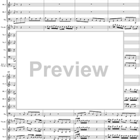Brandenburg Concerto No. 1: Movement 1 - Score