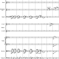 Serenade No. 1 in D Major, Movement 3 - Full Score