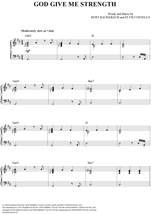 God Give Me Strength