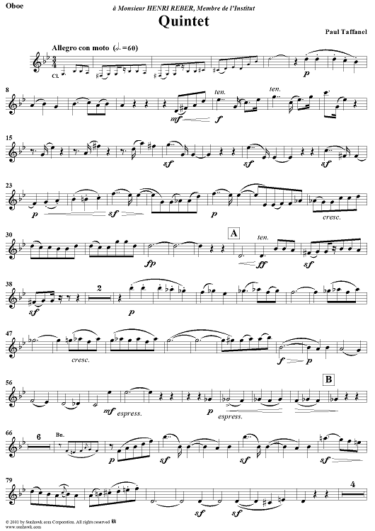 Quintet - Oboe