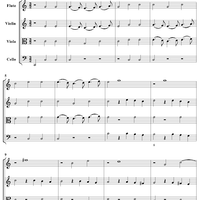 Sonata No. 4 in C major - Score