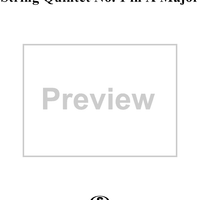 String Quintet No. 1 in A Major, Op. 18 - Violin 2